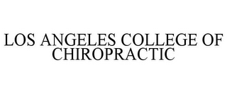 LOS ANGELES COLLEGE OF CHIROPRACTIC