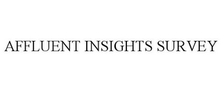 AFFLUENT INSIGHTS SURVEY