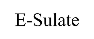 E-SULATE