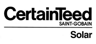 CERTAINTEED SAINT-GOBAIN SOLAR