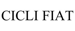 CICLI FIAT