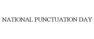 NATIONAL PUNCTUATION DAY