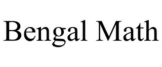 BENGAL MATH