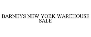 BARNEYS NEW YORK WAREHOUSE SALE