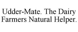 UDDER-MATE. THE DAIRY FARMERS NATURAL HELPER.