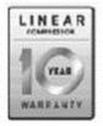 LINEAR COMPRESSOR 10 YEAR WARRANTY