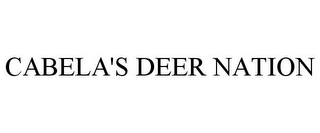 CABELA'S DEER NATION