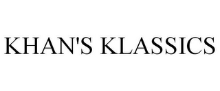 KHAN'S KLASSICS