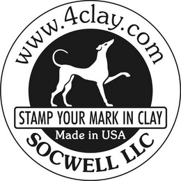 WWW.4CLAY.COM SOCWELL LLC STAMP YOUR MARK IN CLAY MADE IN USA