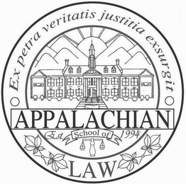 EX PETRA VERITATIS JUSTITIA EXSURGIT APPALACHIAN SCHOOL OF LAW EST. 1994