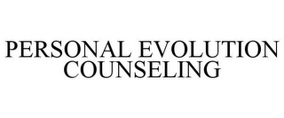 PERSONAL EVOLUTION COUNSELING