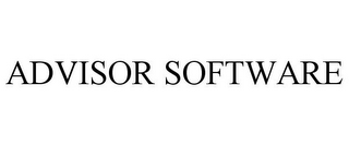 ADVISOR SOFTWARE