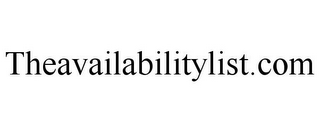 THEAVAILABILITYLIST.COM