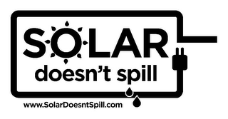 SOLAR DOESN'T SPILL WWW.SOLARDOESNTSPILL.COM