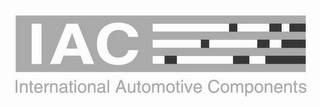 IAC INTERNATIONAL AUTOMOTIVE COMPONENTS