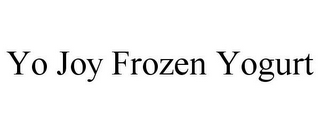 YO JOY FROZEN YOGURT