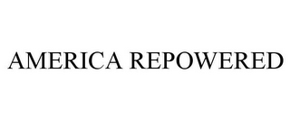 AMERICA REPOWERED