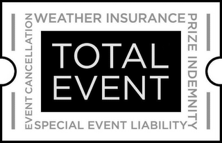 TOTAL EVENT WEATHER INSURANCE PRIZE INDEMNITY EVENT CANCELLATION SPECIAL EVENT LIABILITY