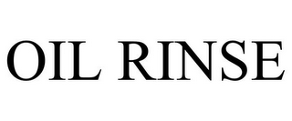 OIL RINSE