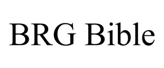 BRG BIBLE