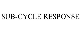 SUB-CYCLE RESPONSE