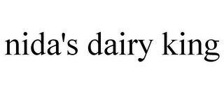 NIDA'S DAIRY KING