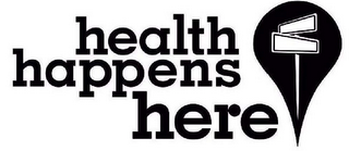 HEALTH HAPPENS HERE