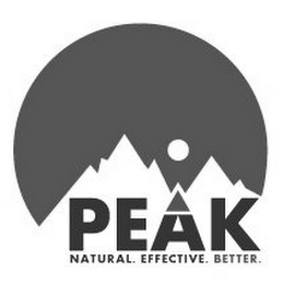 PEAK NATURAL. EFFECTIVE. BETTER.