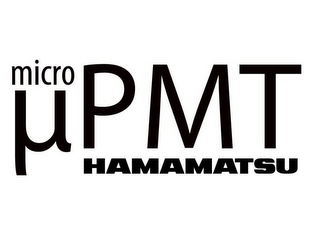 MICROÛPMT HAMAMATSU