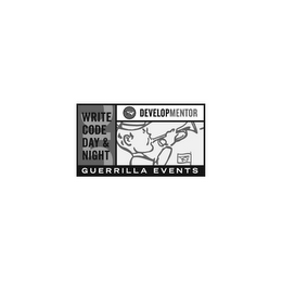 DEVELOPMENTOR WRITE CODE DAY & NIGHT GUERRILLA EVENTS