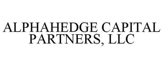 ALPHAHEDGE CAPITAL PARTNERS, LLC