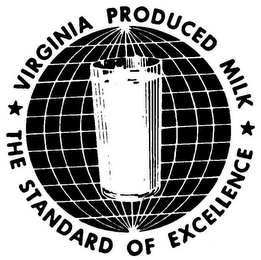 VIRGINIA PRODUCED MILK THE STANDARD OF EXCELLENCE