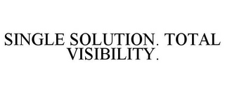 SINGLE SOLUTION. TOTAL VISIBILITY.