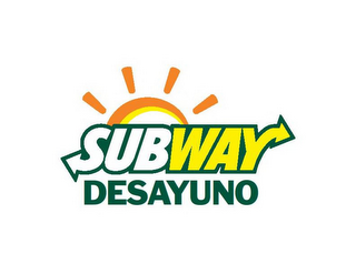 SUBWAY DESAYUNO