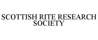 SCOTTISH RITE RESEARCH SOCIETY