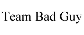 TEAM BAD GUY