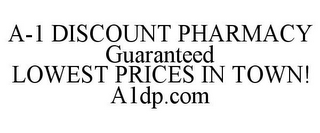 A-1 DISCOUNT PHARMACY GUARANTEED LOWEST PRICES IN TOWN! A1DP.COM