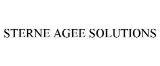 STERNE AGEE SOLUTIONS