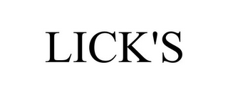 LICK'S