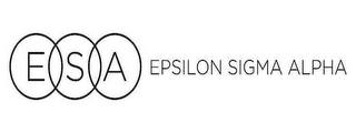 ESA EPSILON SIGMA ALPHA