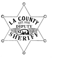 LA COUNTY EST. 1850 DEPUTY SHERIFF