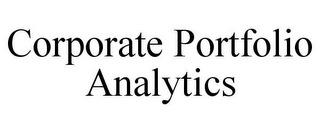 CORPORATE PORTFOLIO ANALYTICS