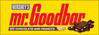 HERSHEY'S MR. GOODBAR MADE WITH CHOCOLATE AND PEANUTS