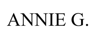 ANNIE G.