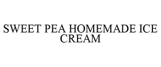 SWEET PEA HOMEMADE ICE CREAM