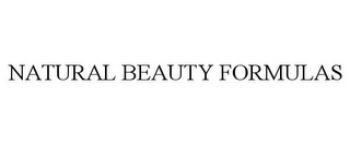 NATURAL BEAUTY FORMULAS