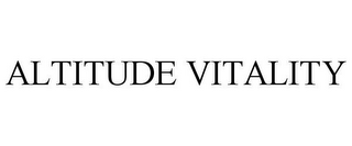 ALTITUDE VITALITY