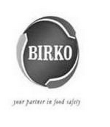 BIRKO YOUR PARTNER IN FOOD SAFETY