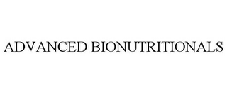 ADVANCED BIONUTRITIONALS