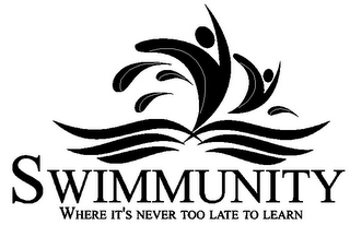 SWIMMUNITY WHERE IT'S NEVER TOO LATE TO LEARN